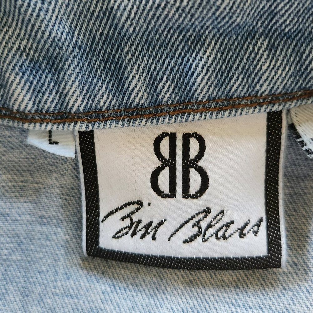 Vintage Bill Blass denim vest - Picture 9 of 10